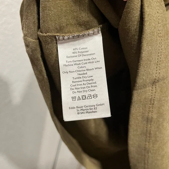 NWT Eddie Bauer Women’s Army Green Shirt Size 2XL - Picture 5 of 7